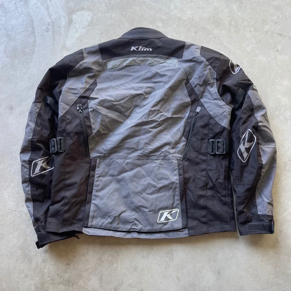 Klim Badlands Pro Gore-Tex Pro Motorcycle Jacket Grey Black Mens XL